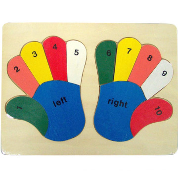 Wooden Puzzle Hands Puzzle Counting Numbers